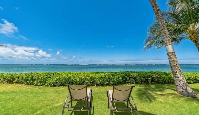 Beachfront Studio Steps to the Ocean & Pool