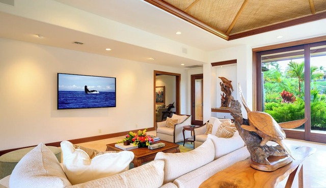 Spacious Ocean View Villa in Beautiful Mauna Lani Resort with AC in Mauna Lani Resort