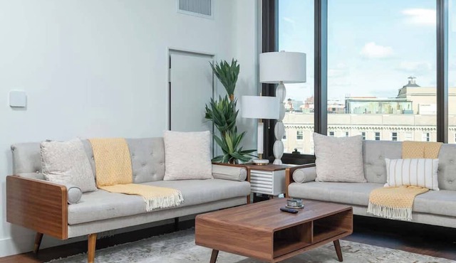 Back-Bay 2BR Penthouse w Roof top and GYM in Boston